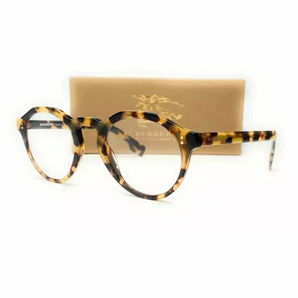 New Burberry Unisex Light Havana Eyeglasses!